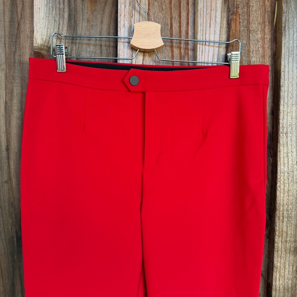 Banana Republic - Stretchy Red Trousers -  size 14 - Picture 3 of 5